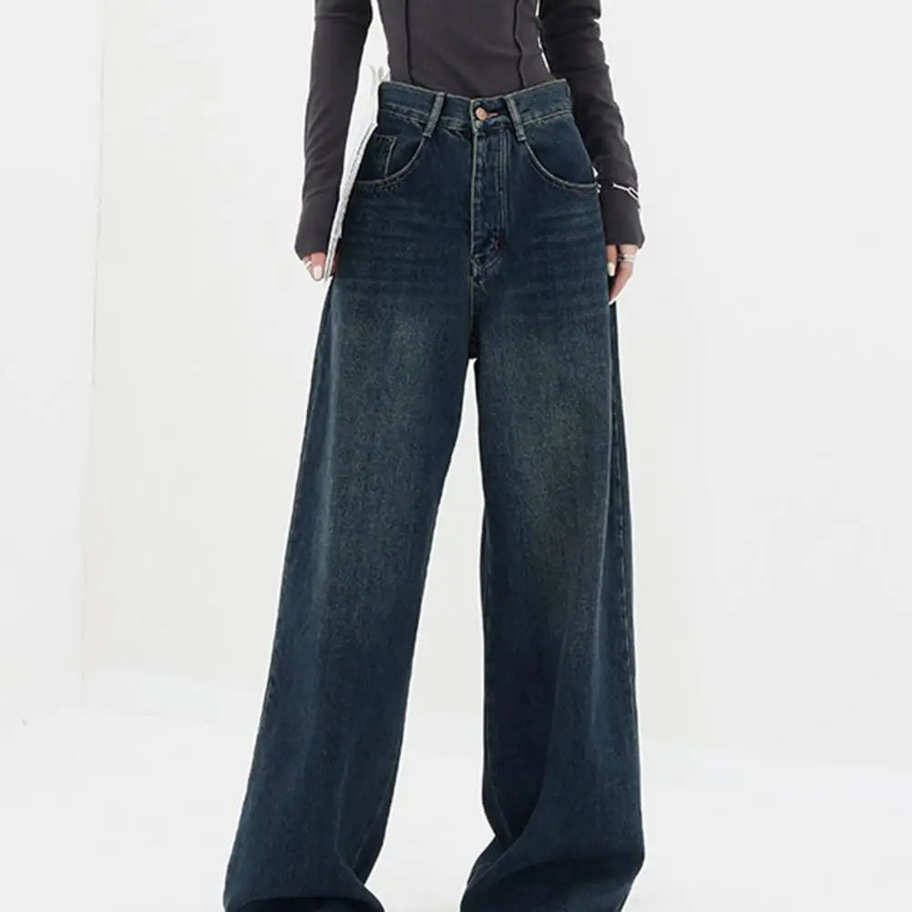 Retro-Flow Wide-Leg Jeans