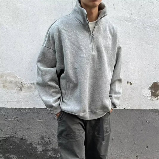 Zip Fused Sweatshirt