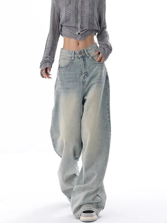 Vintage Wash Baggy Denim