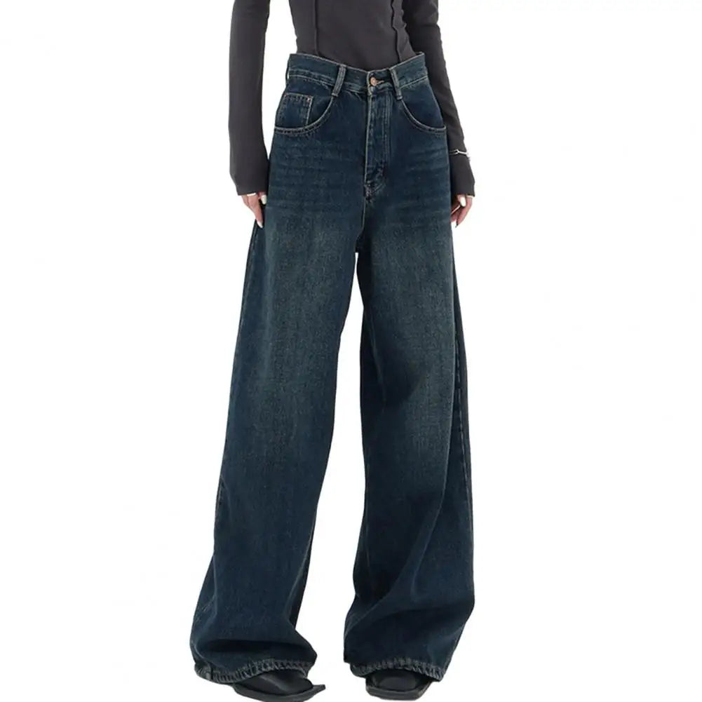 Retro-Flow Wide-Leg Jeans