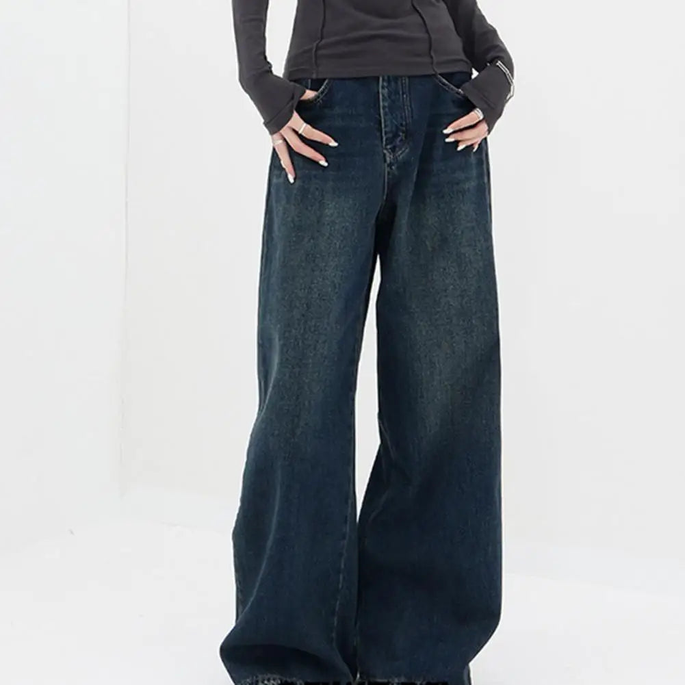 Retro-Flow Wide-Leg Jeans