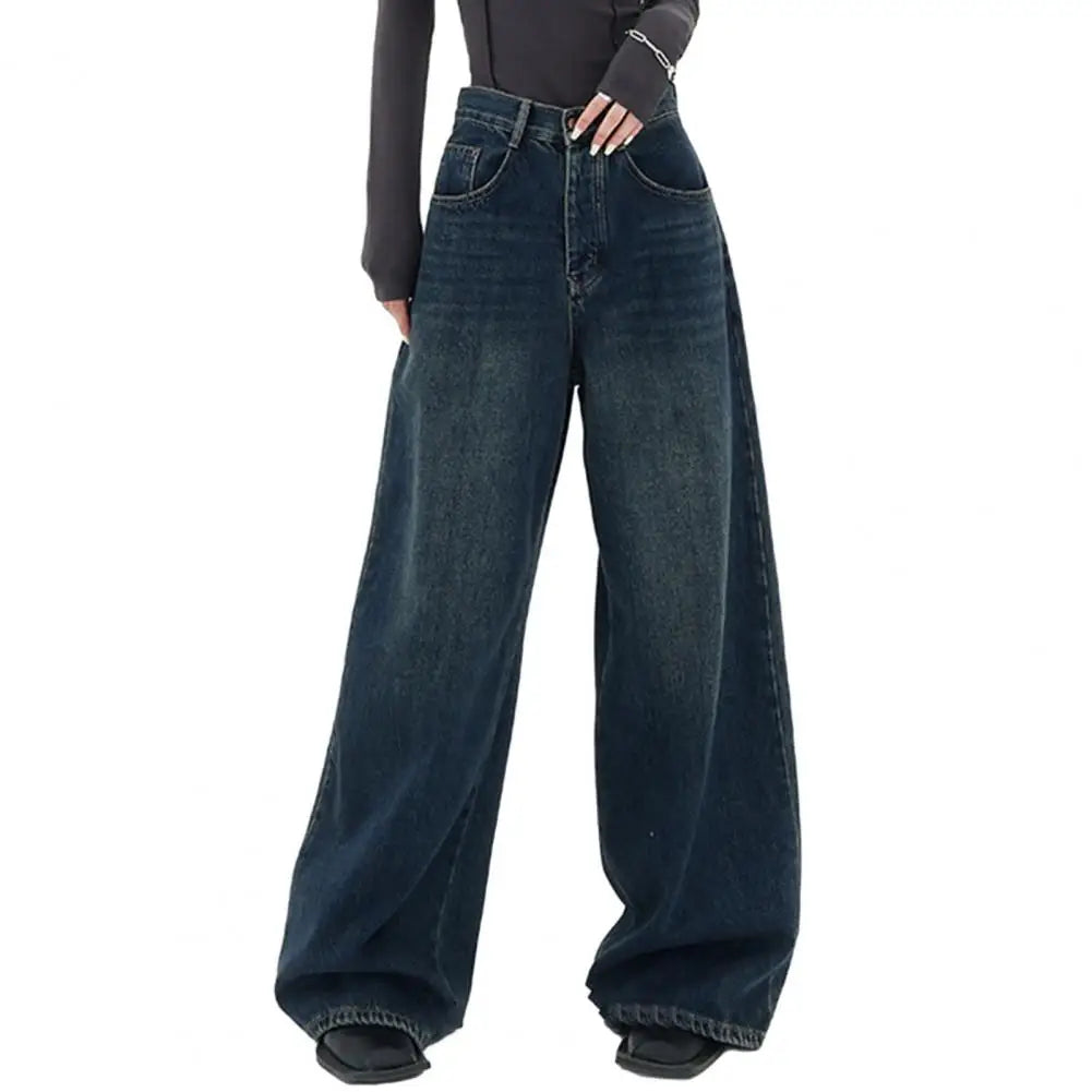 Retro-Flow Wide-Leg Jeans