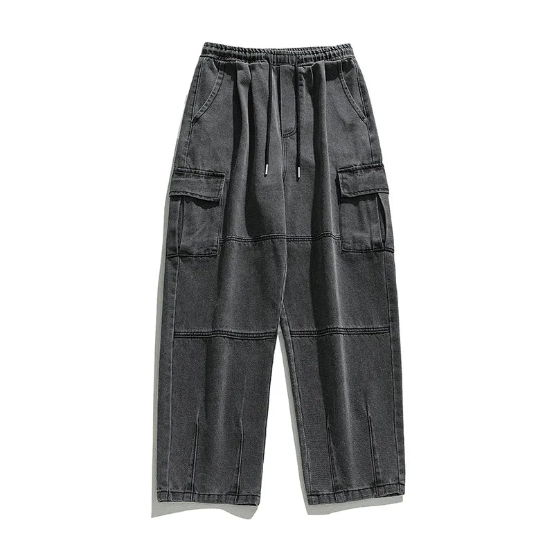 Denim Fusion Cargo Pants